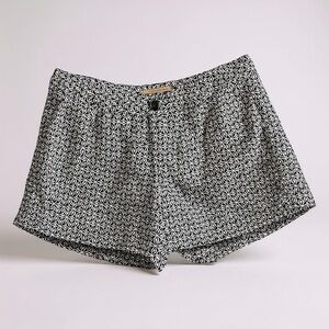 Banana Republic Black and White Geometric Shorts